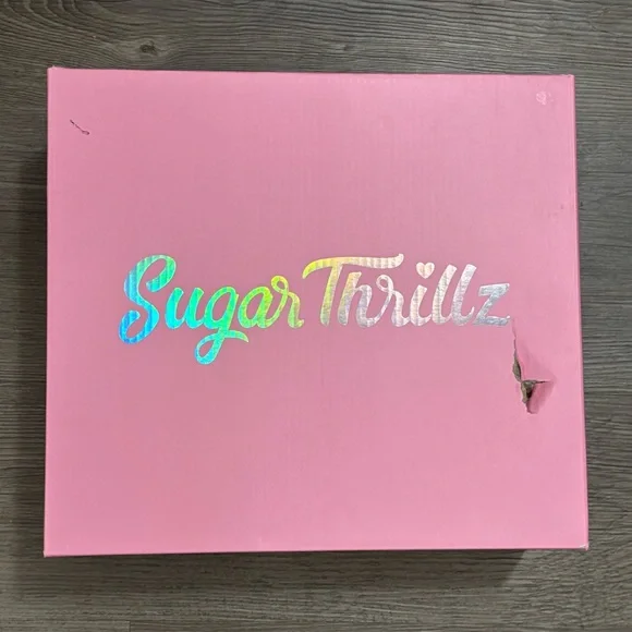 NIB Dolls Kill / Sugar Thrillz Pink Holy Revelation Platform Sandals - Picture 8 of 8